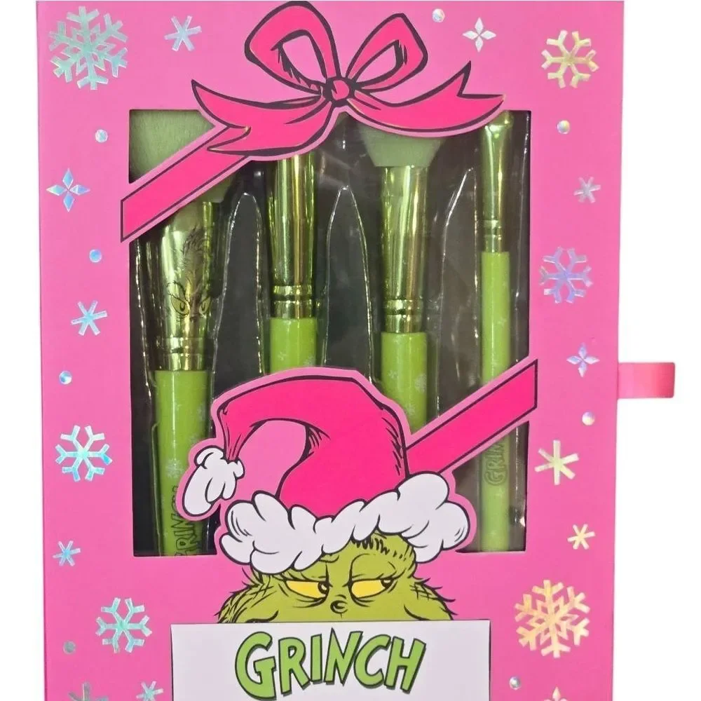 Taste Beauty X Grinch Makeup Brush‎ Set
